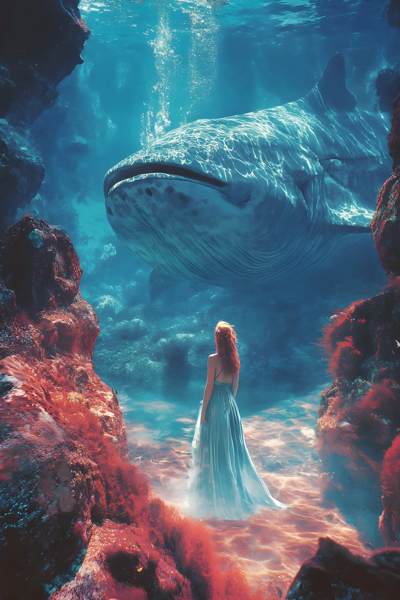 underwater cave