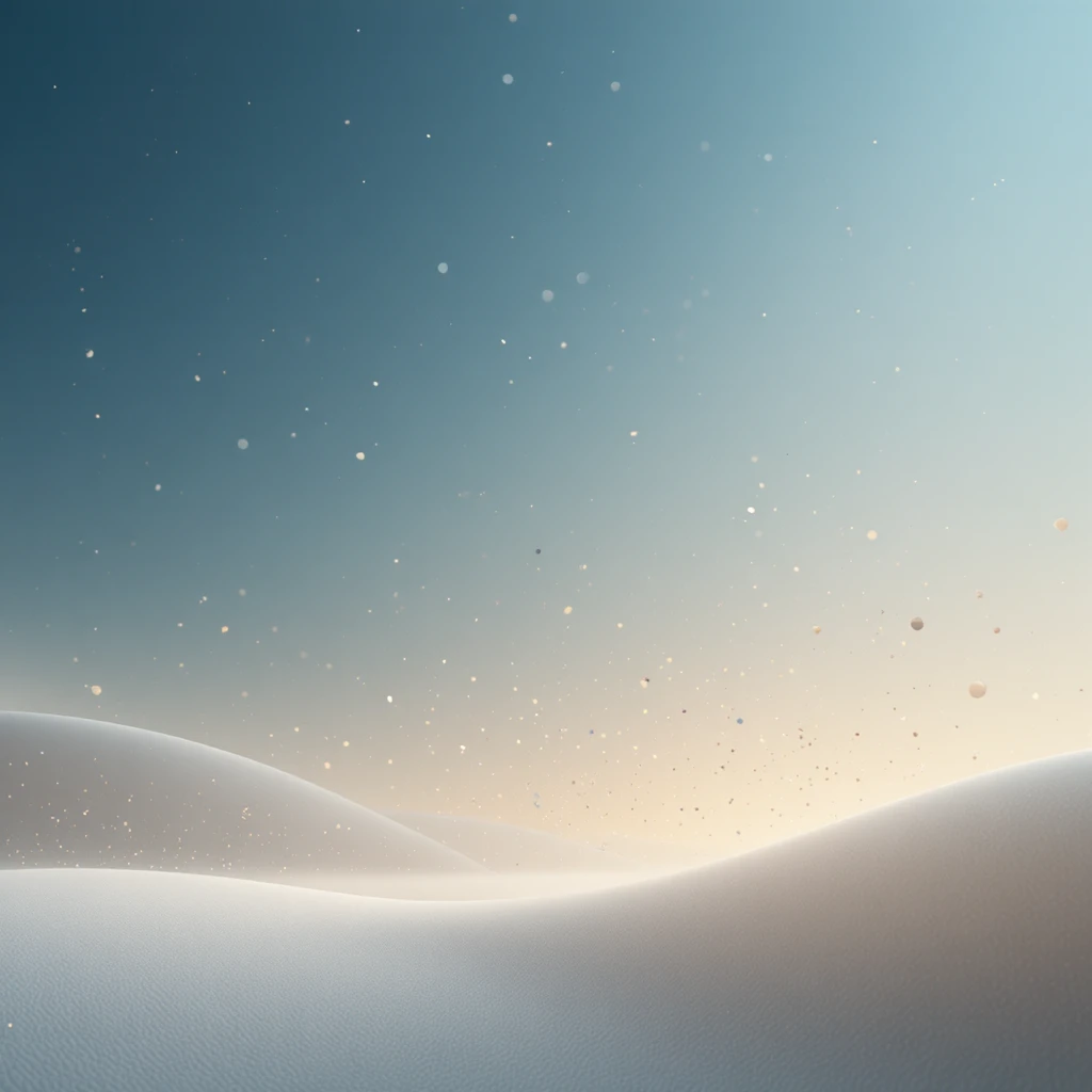 Gradientes abstratos suaves com partículas de luz flutuantes
