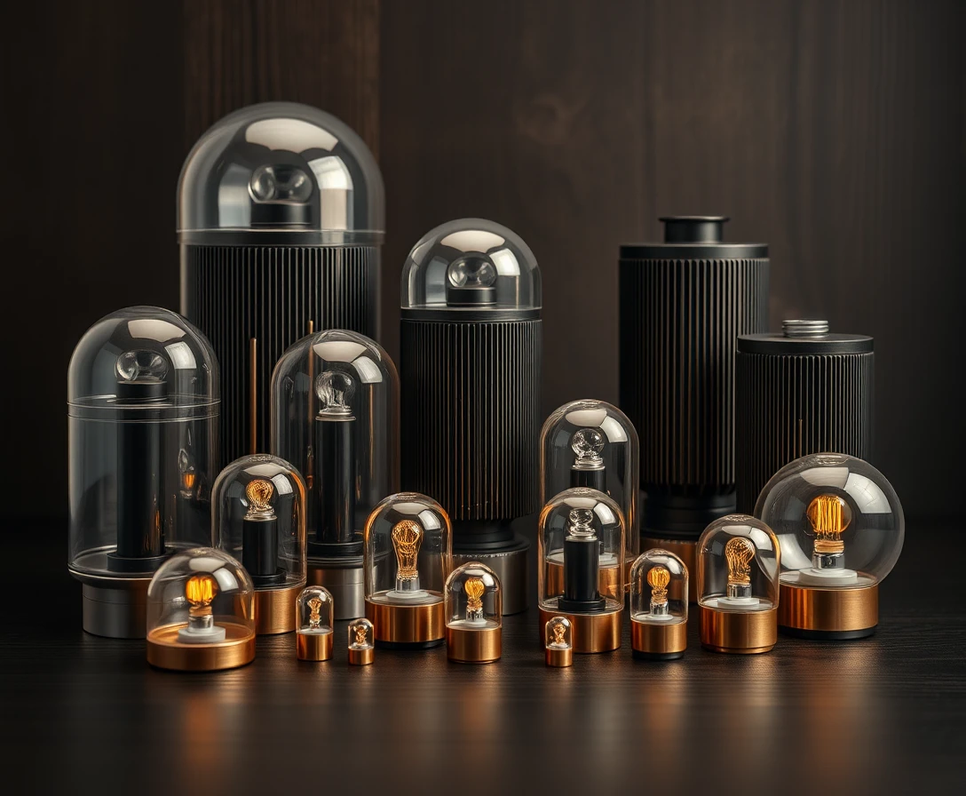 Helmholtz Resonators Arranged In Warm Still Life Scene