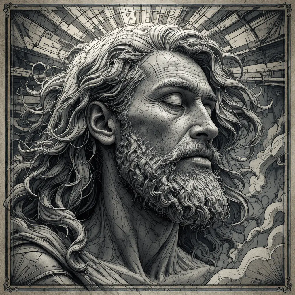 Man created in the image of God caring for creation