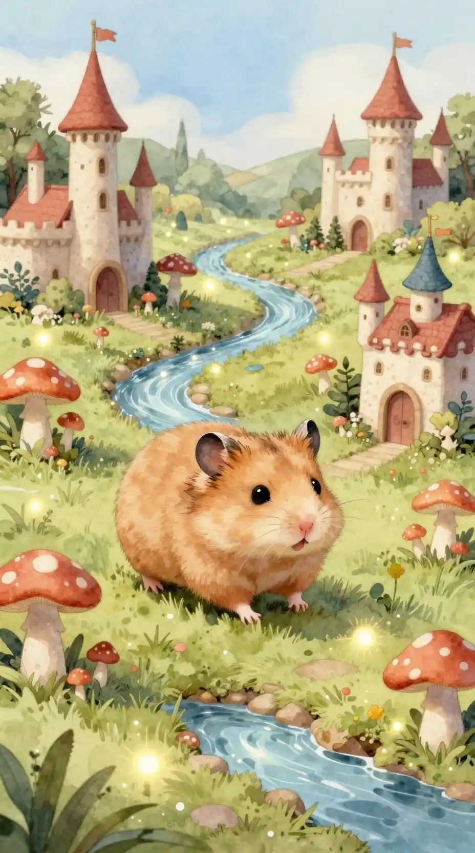 かわいいハムスターが冒険する魔法のミニチュアファンタジー世界