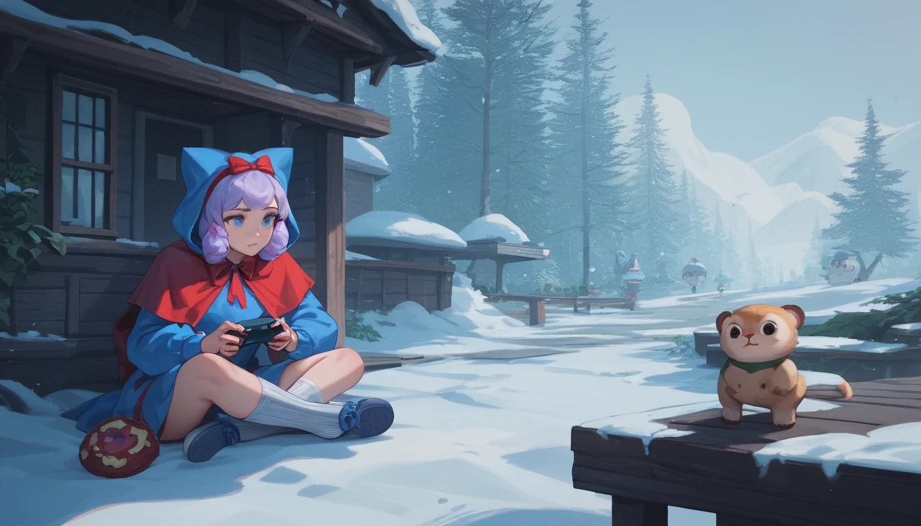 Minimaler schneeweißer Game-Controller mit abgerundeten Seitentasten