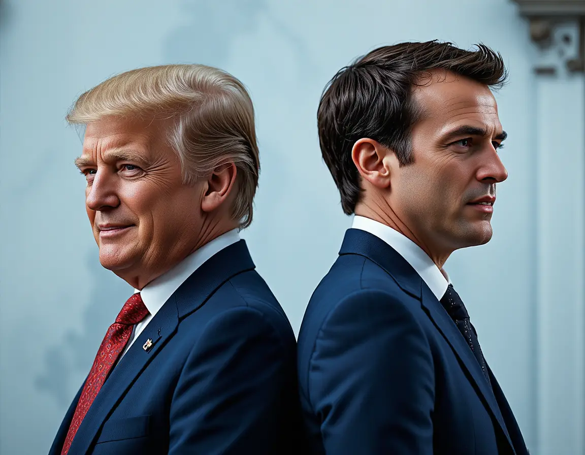 Deux politiciens en portrait formel avec une lumière frontale douce