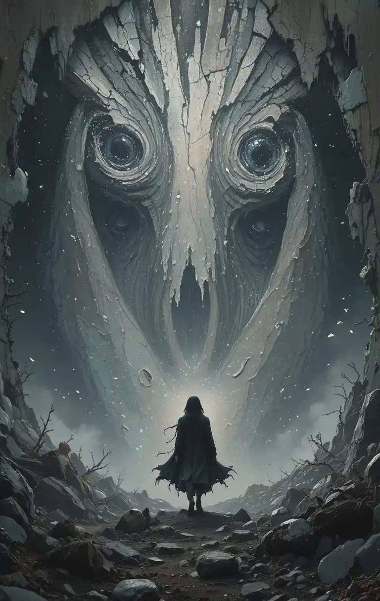 Broken spirit confronting a painful and unfair fate