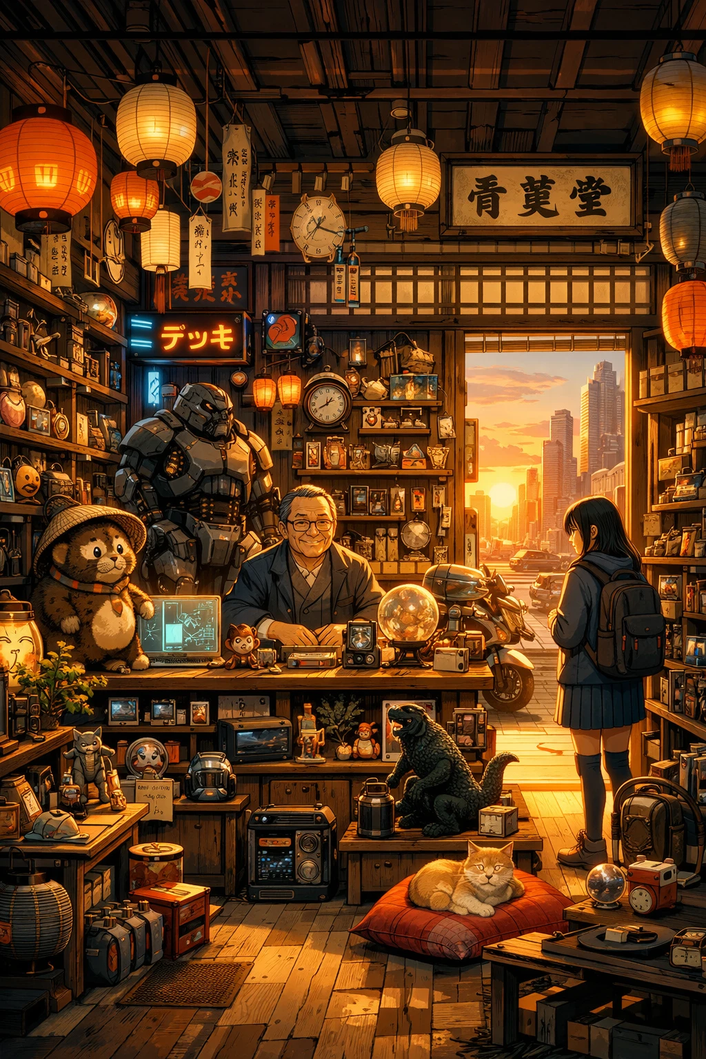 Mystical Japanese general store filled with vintage treasures