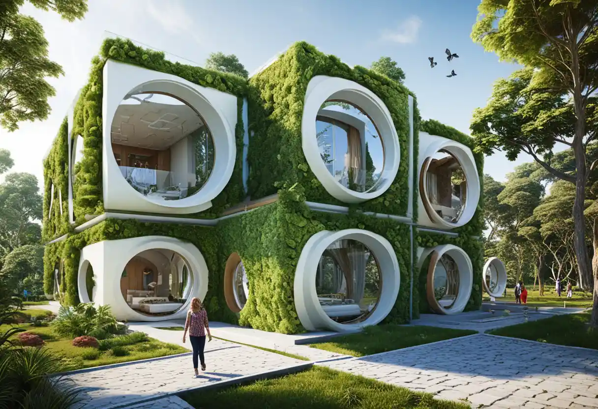 源自宇宙幾何比例的有機建築形態
