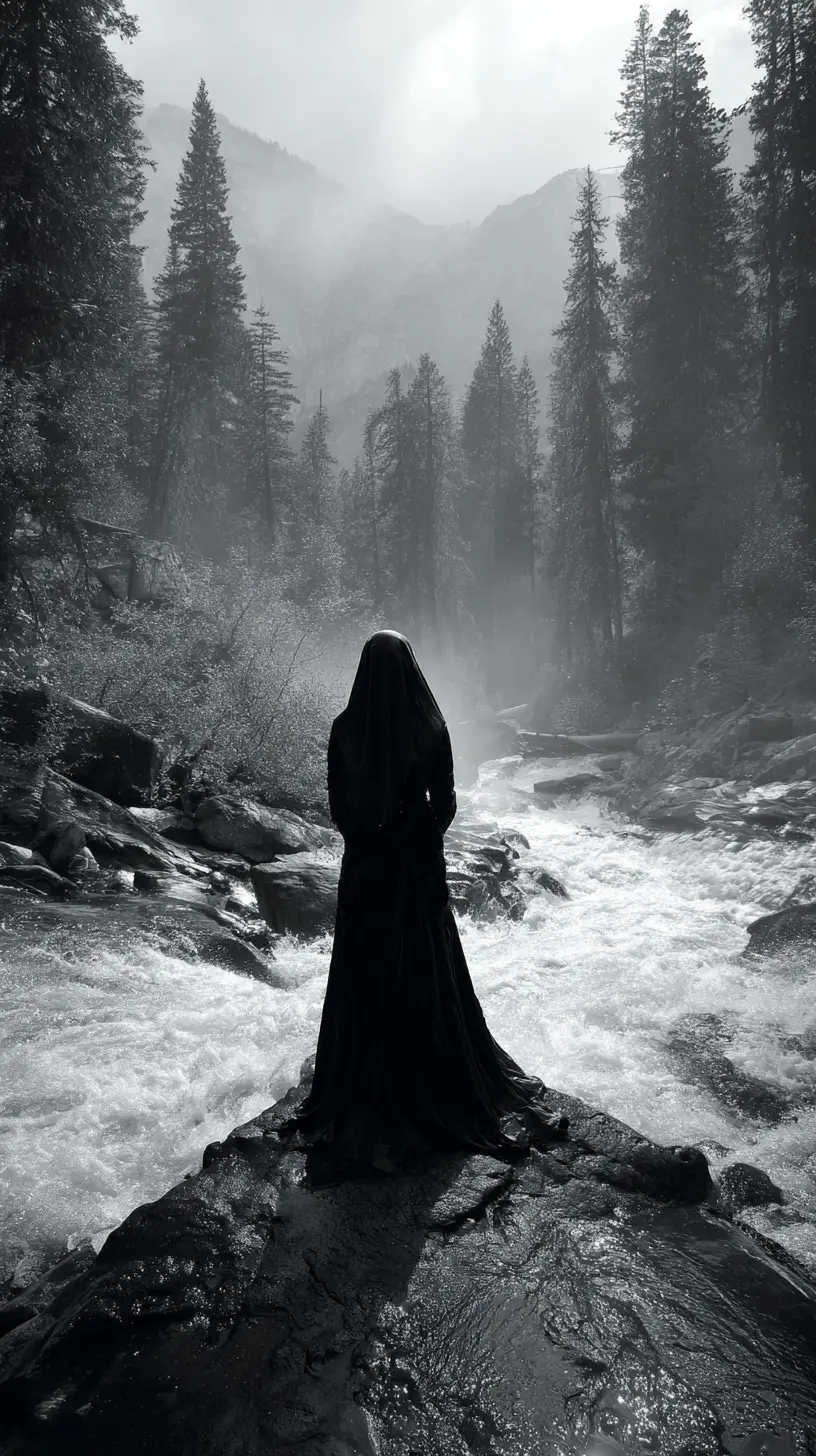 Ancient forest landscape cradling rivers hills and oceans