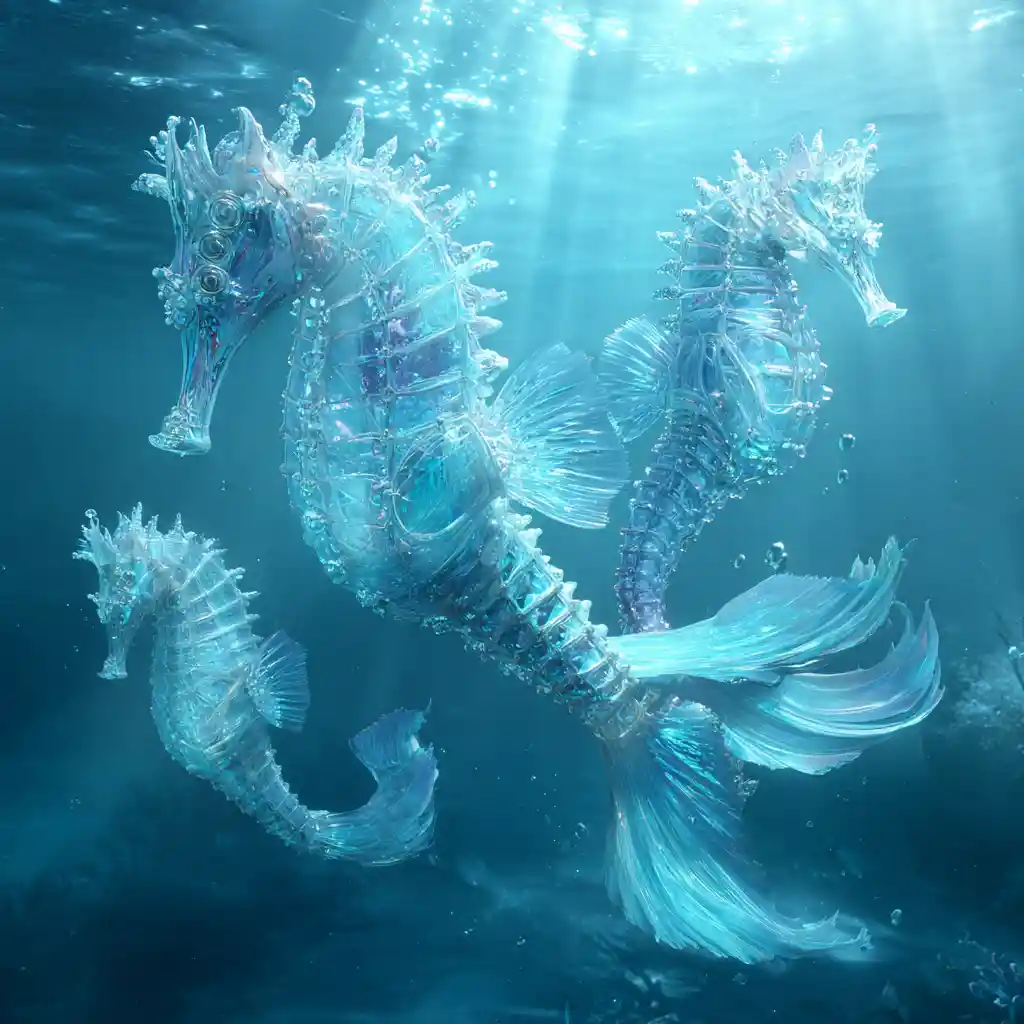 月之美人魚滑行穿越神秘水下神殿