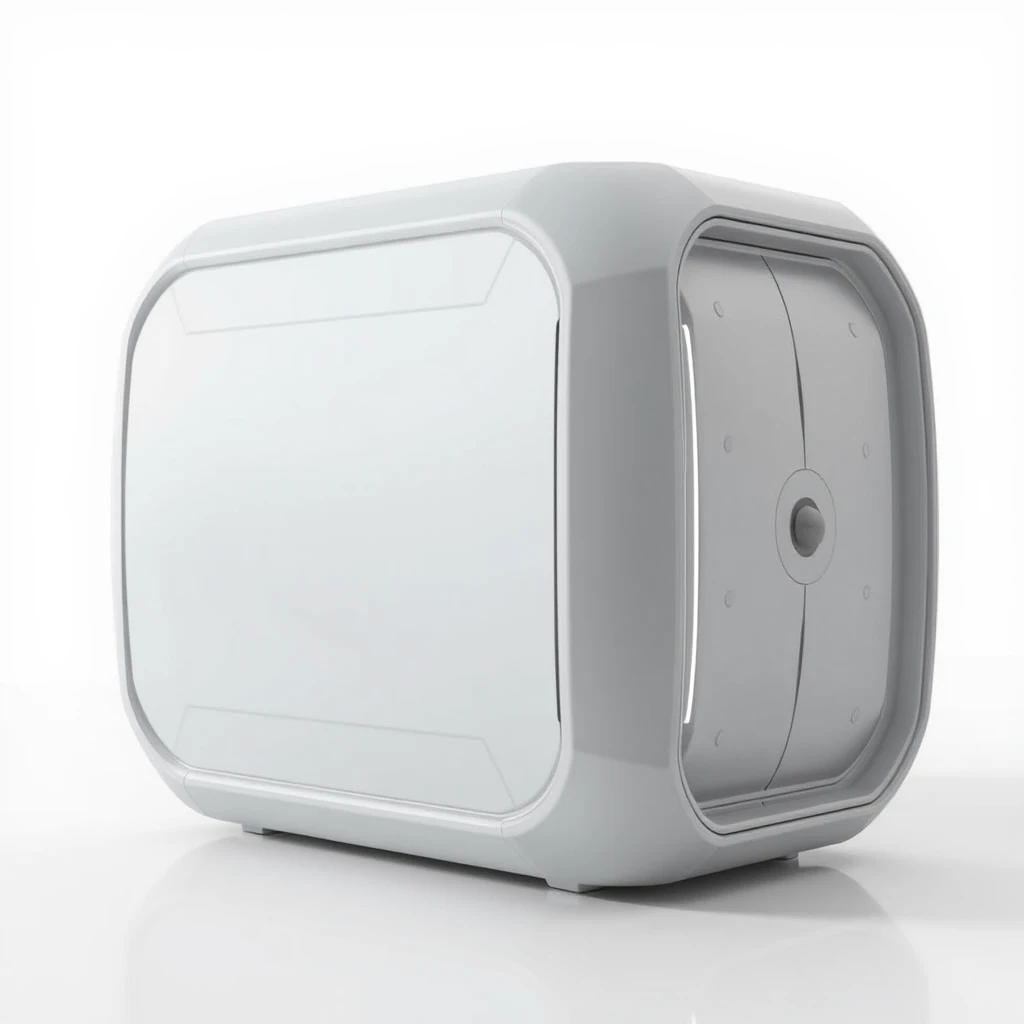Futuristic Alien Anti Gravity Container Product Render