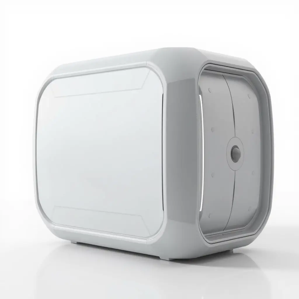 Futuristic Alien Anti Gravity Container Product Render