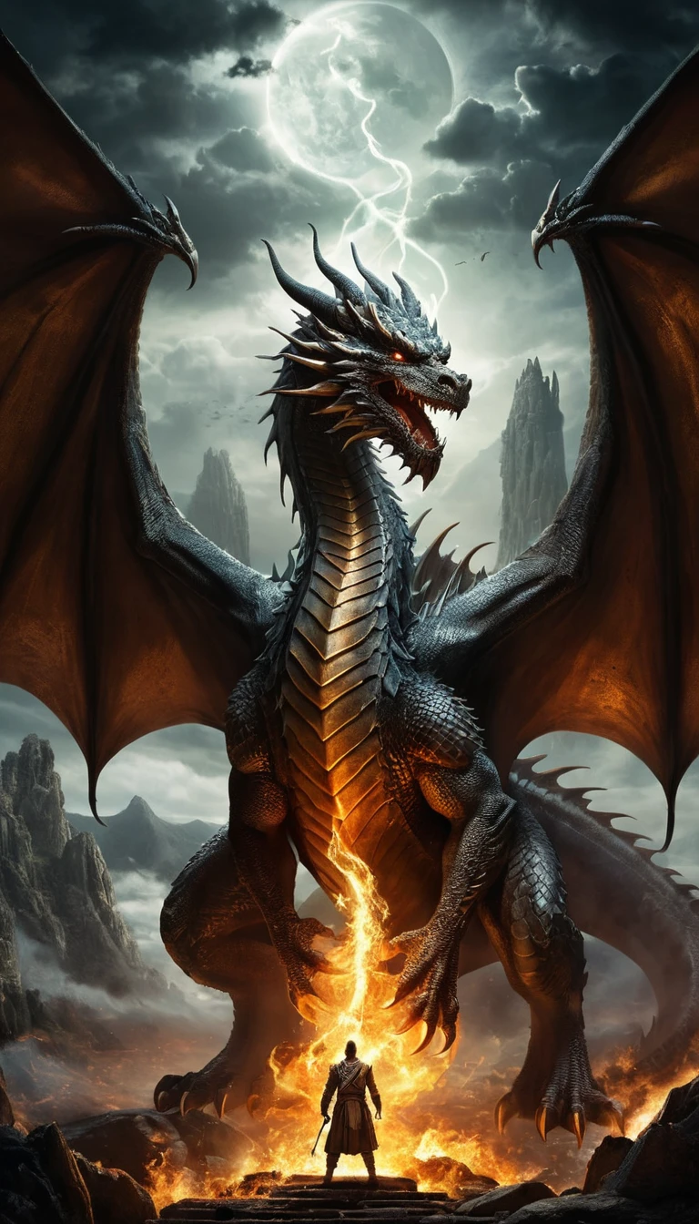 Powerful dragon symbol of fear fire and hidden knowledge