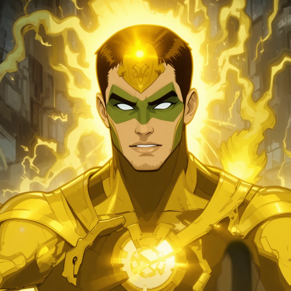 Männlicher qwardianischer Waffenschmied aus dem DC-Universum