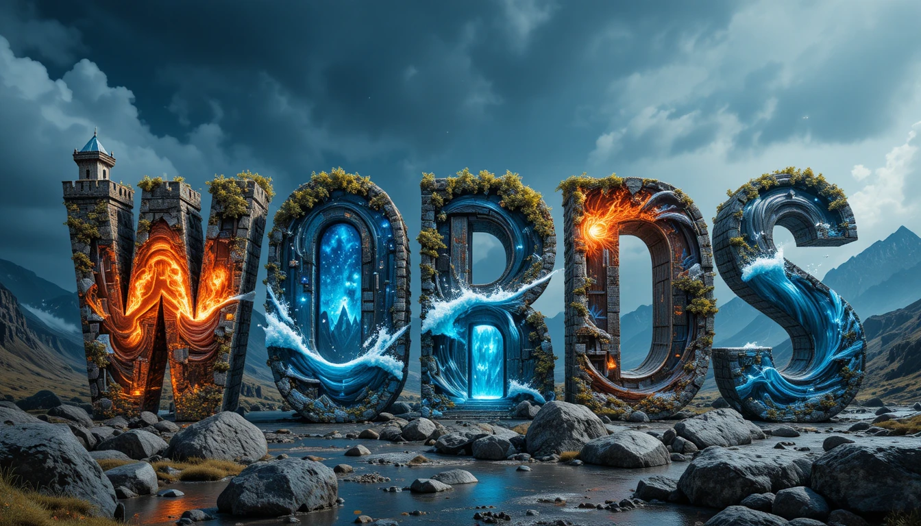 Letras fantásticas como puertas a vastos mundos elementales