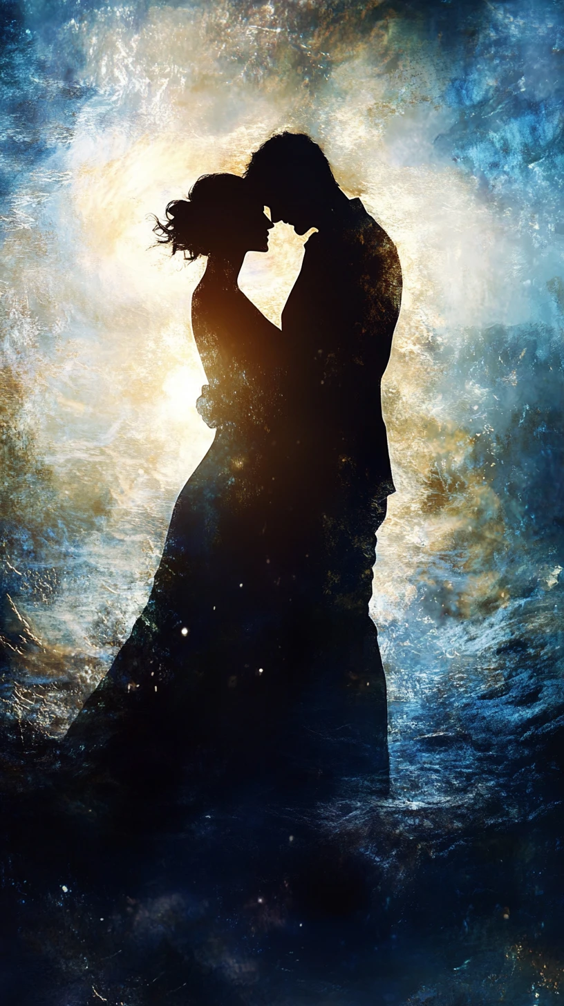 Opera tipografica romantica su amore e senso di appartenenza
