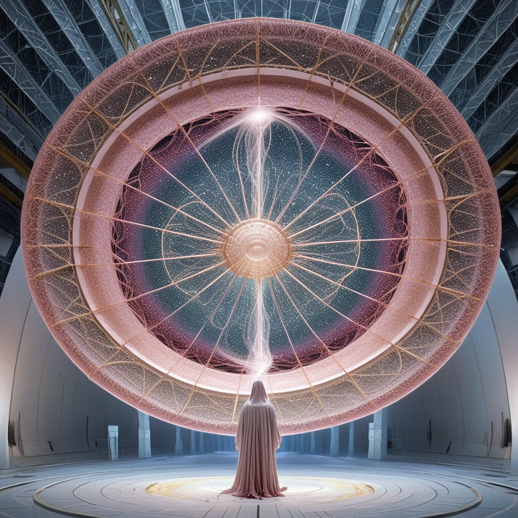 Ghostly neutrino particles streaming through the vast cosmos