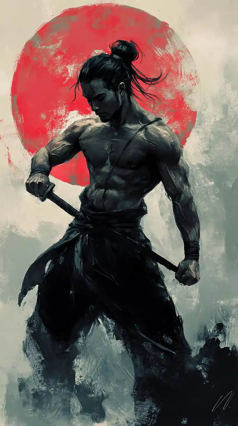 Warrior woman speaking about martial arts and inner strength