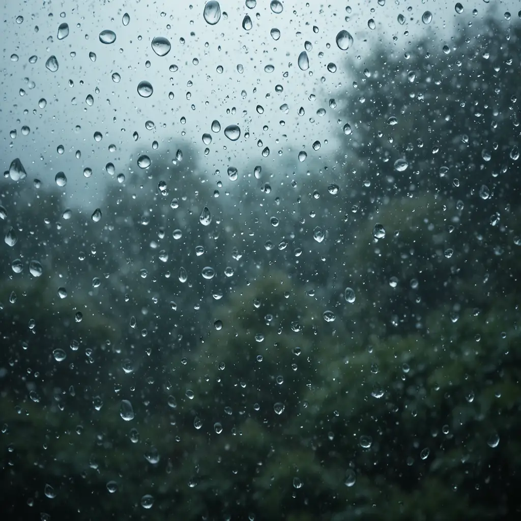 Zeitlupe: Regentropfen fallen in nassen Schlamm – Nahaufnahme