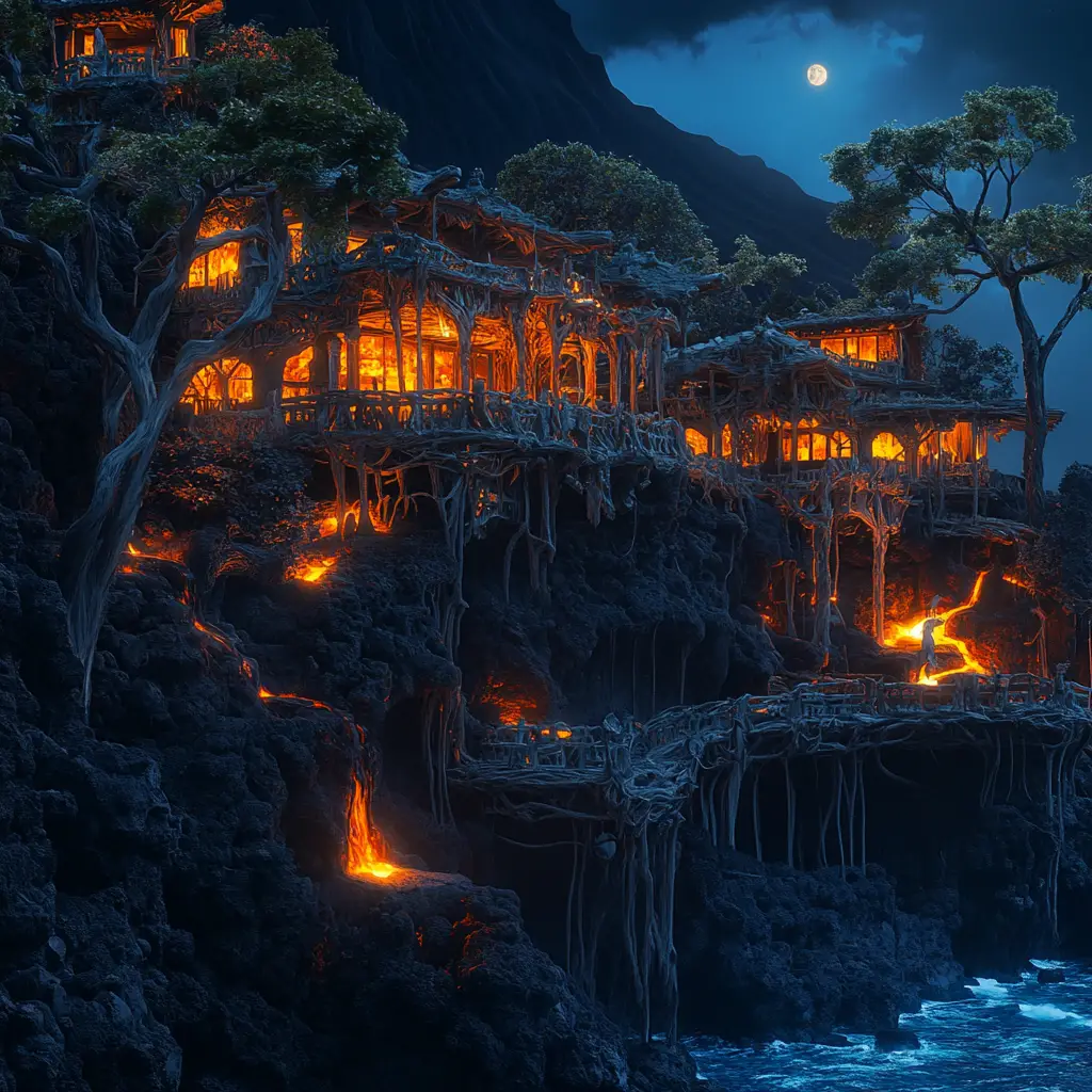 volcanic landscape