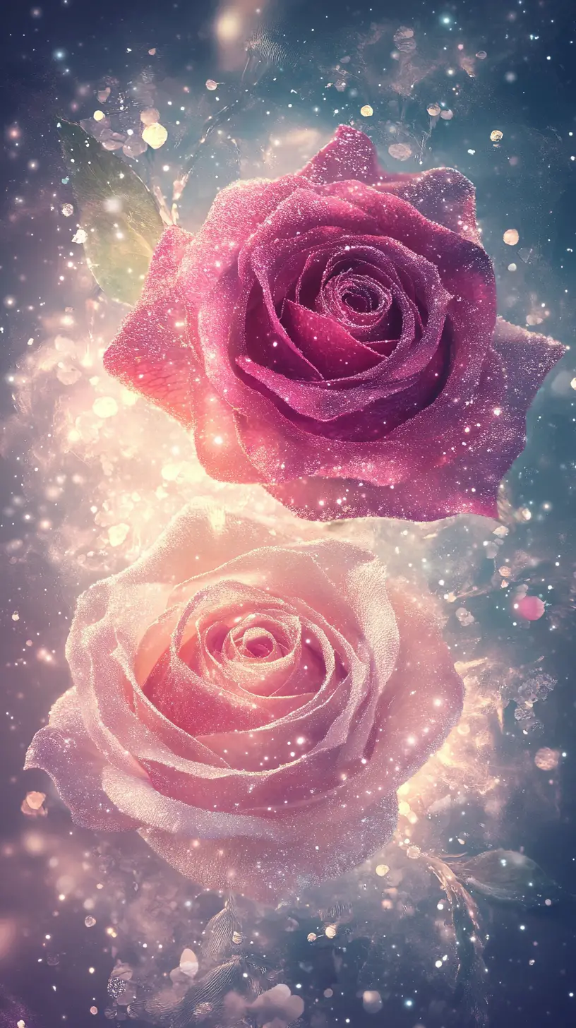 魔幻花園中的奇幻陰陽玫瑰
