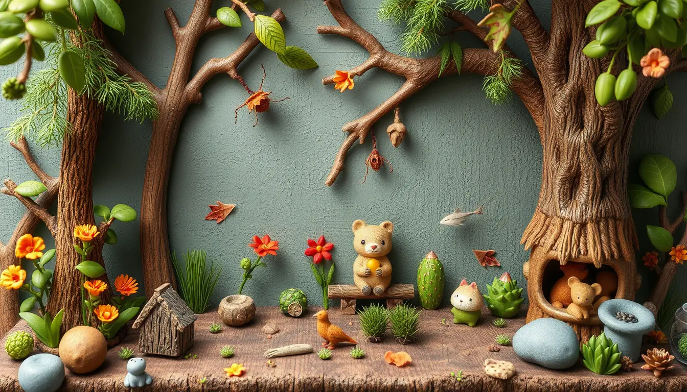 Petits habitants de la forêt dans une illustration aquarelle chaleureuse