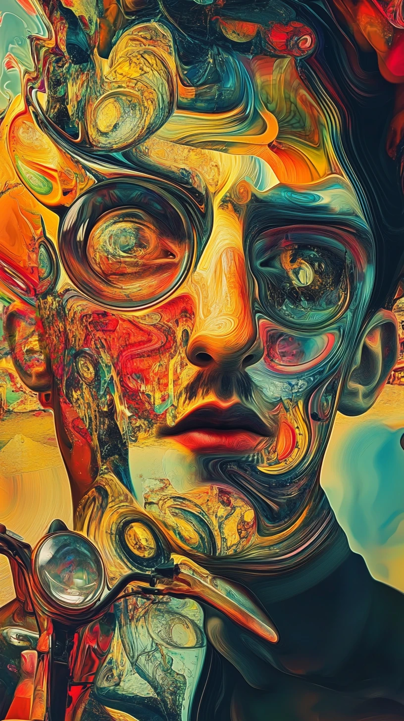 People riding scooters together on a Miami city street