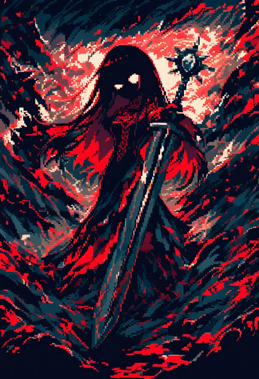 Melancholic Gothic Woman At The Edge Of A Dying World