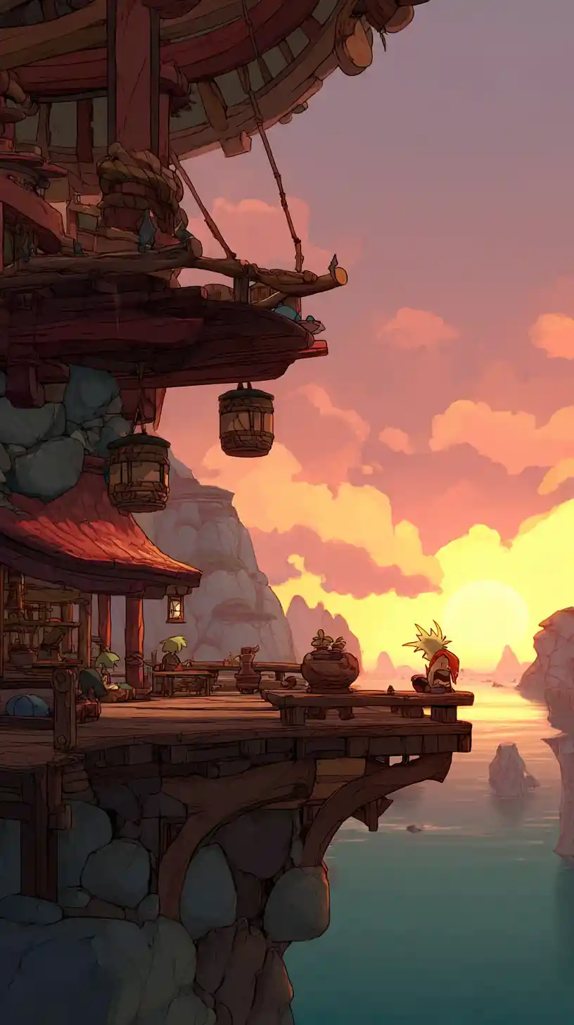 Casa di campagna infestata al tramonto in stile pittura fantasy