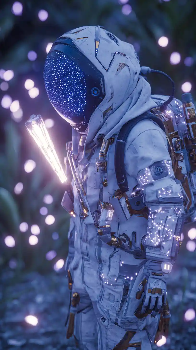 A luminous guide carrying light through cosmic darkness
