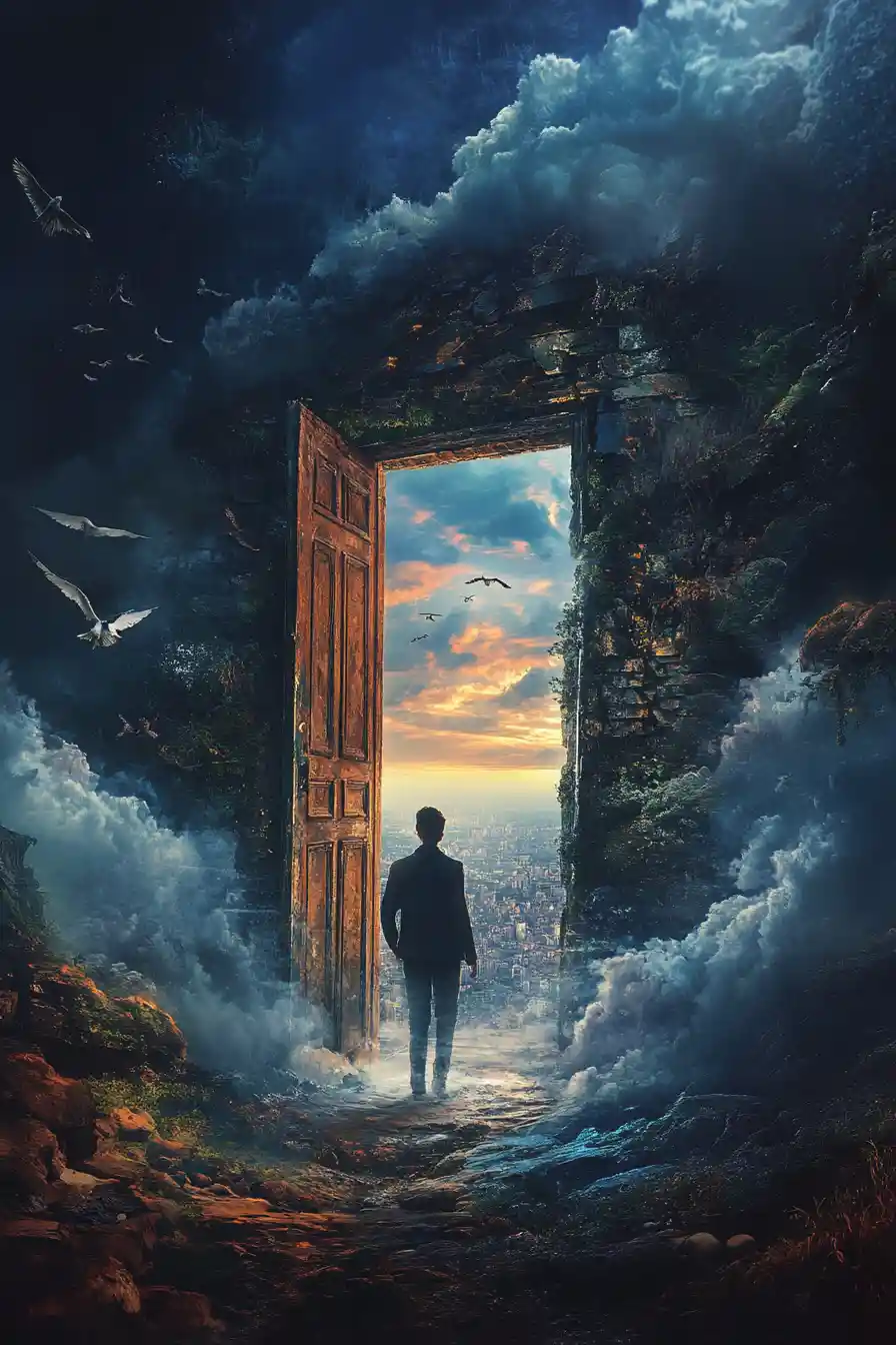 A quiet mental doorway left open to memory