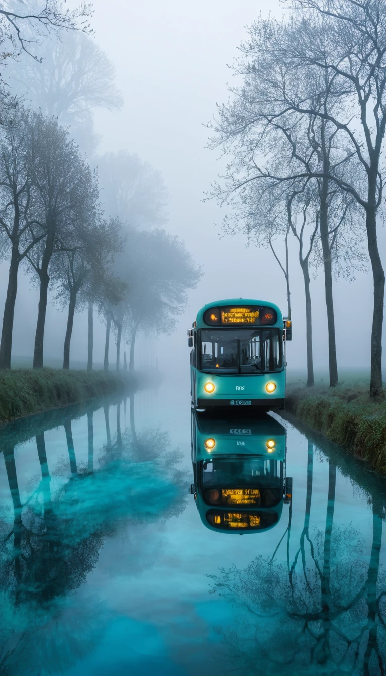 Luz de verão impressionista em um ponto de ônibus urbano tranquilo
