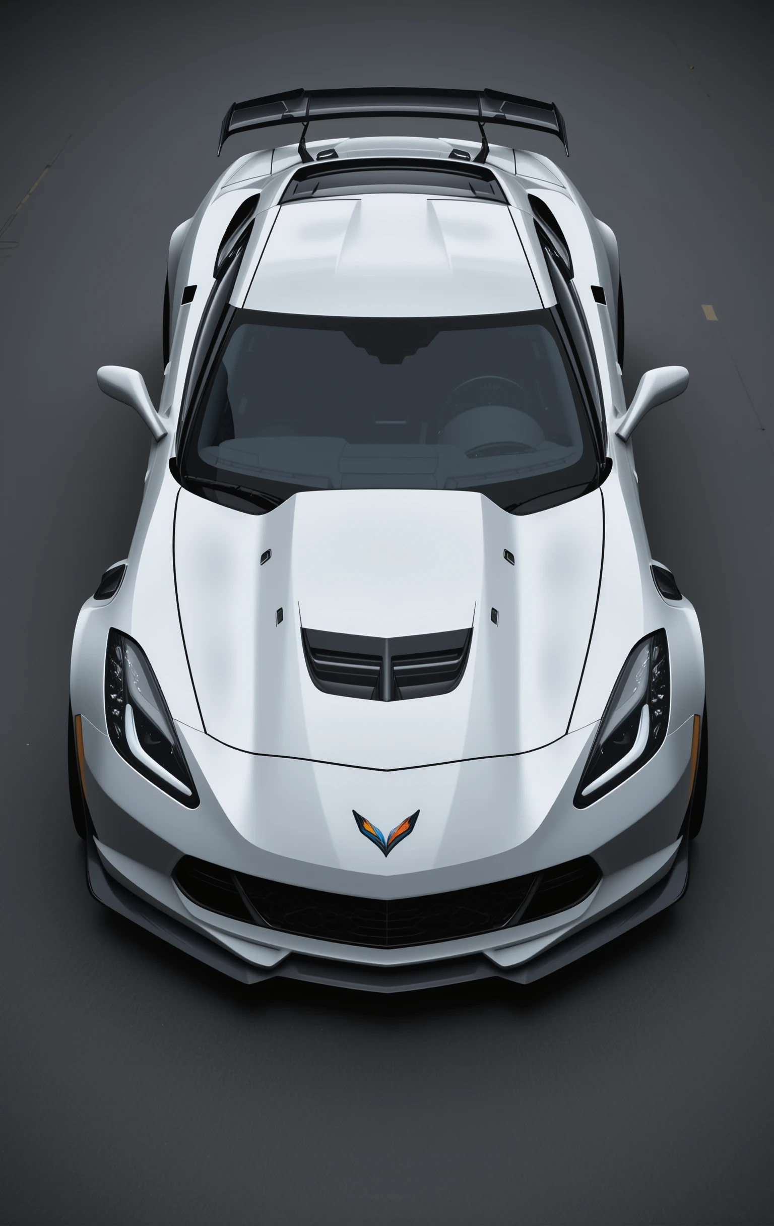 Auto sportiva Chevrolet ad alte prestazioni con design aerodinamico