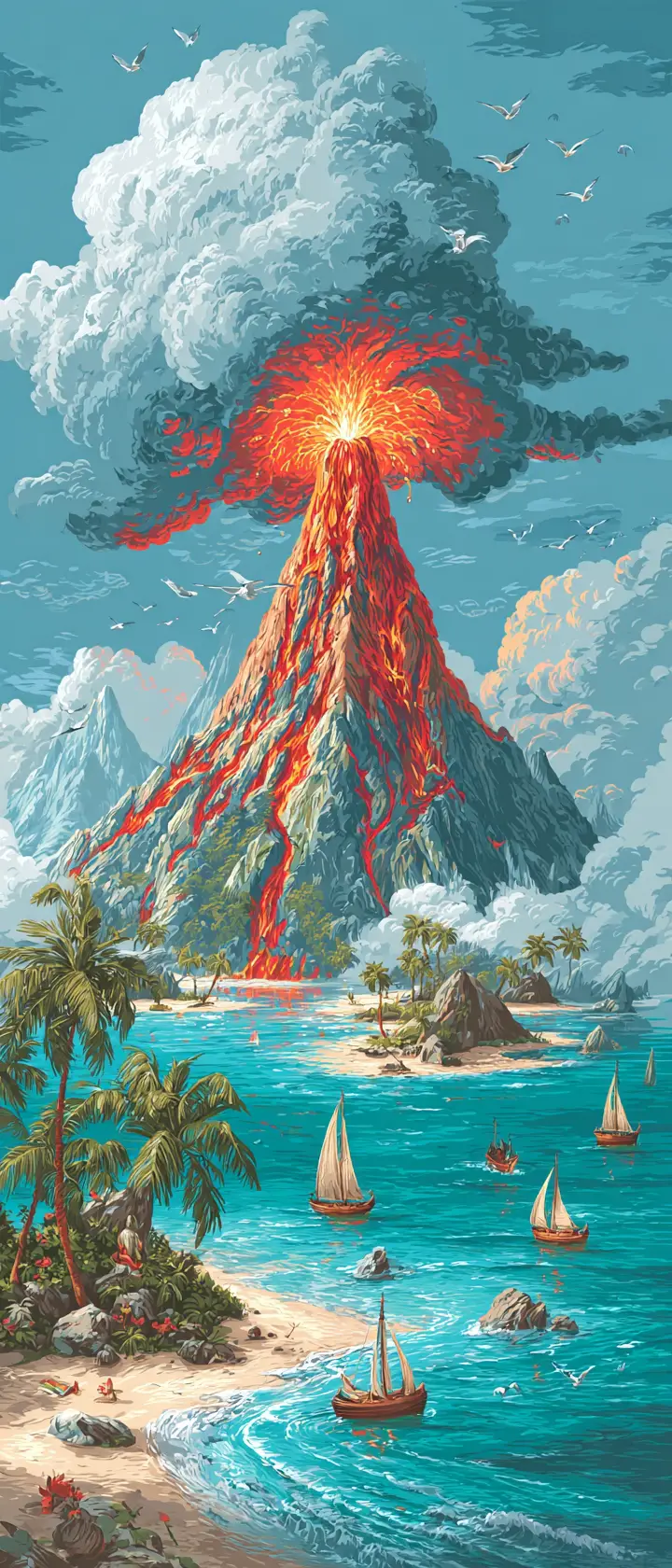 tropical island