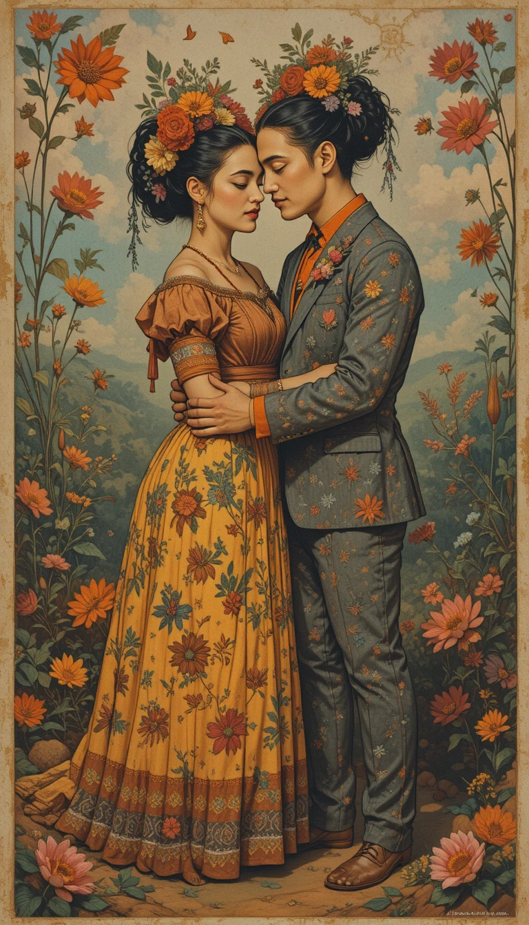 Amantes reunidos en el Día de los Muertos para un último adiós