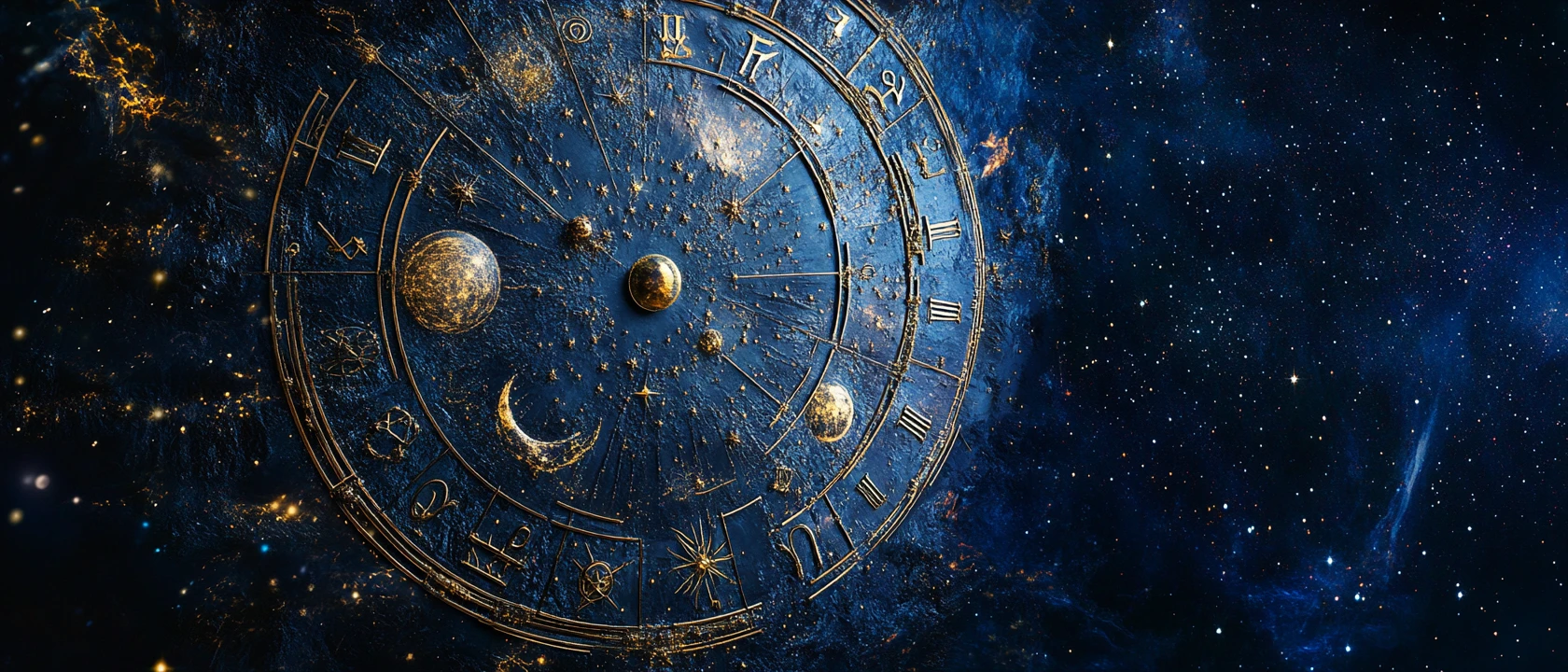 Signos do zodíaco pelo céu noturno estrelado