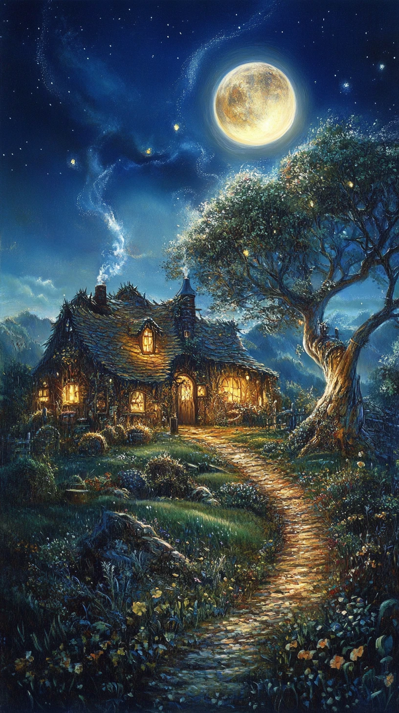 Topo grande en una granja australiana esponjosa de noche