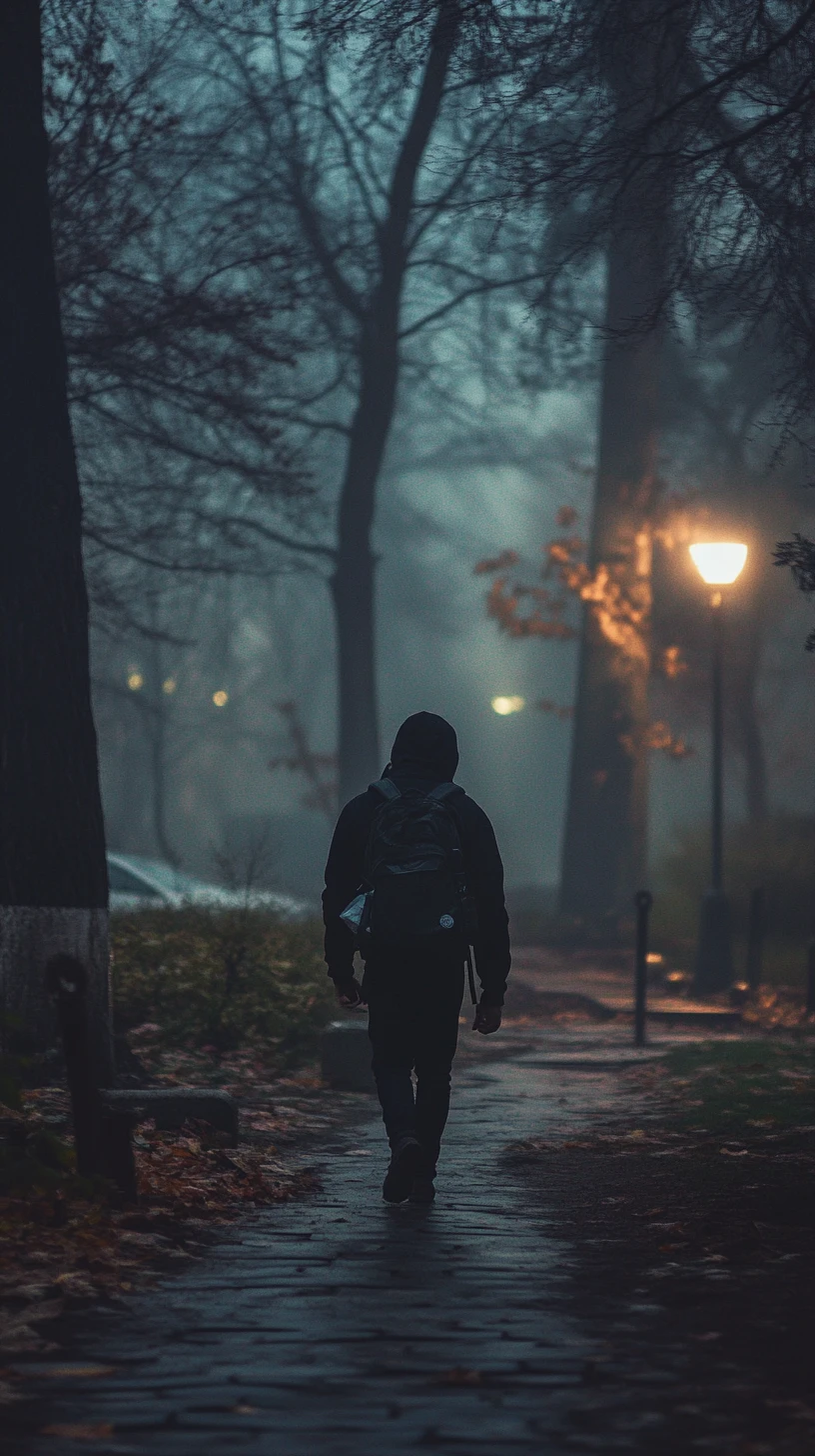 Uomo che corre con determinazione in un cortile scolastico urbano