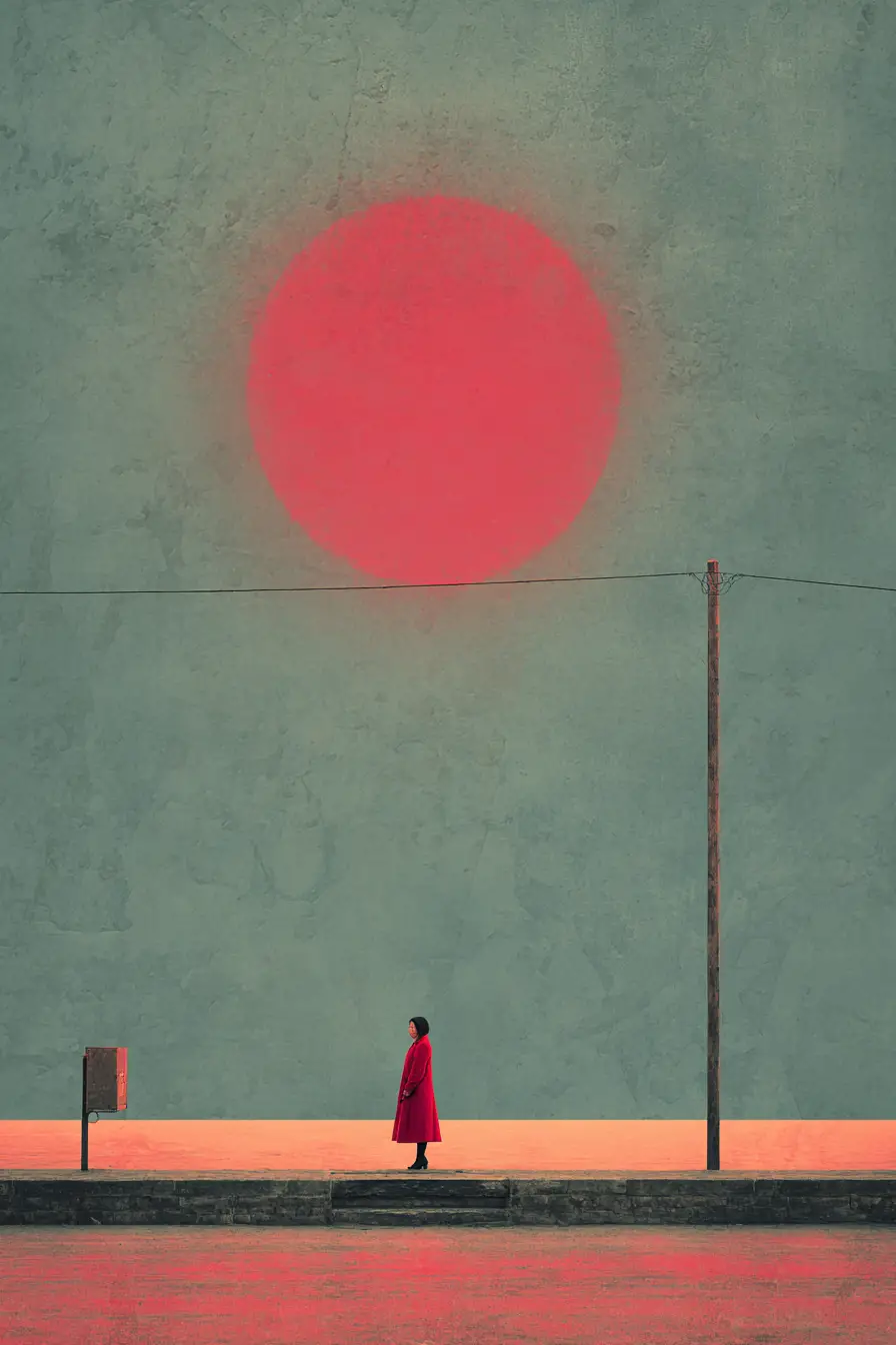 surreal scene