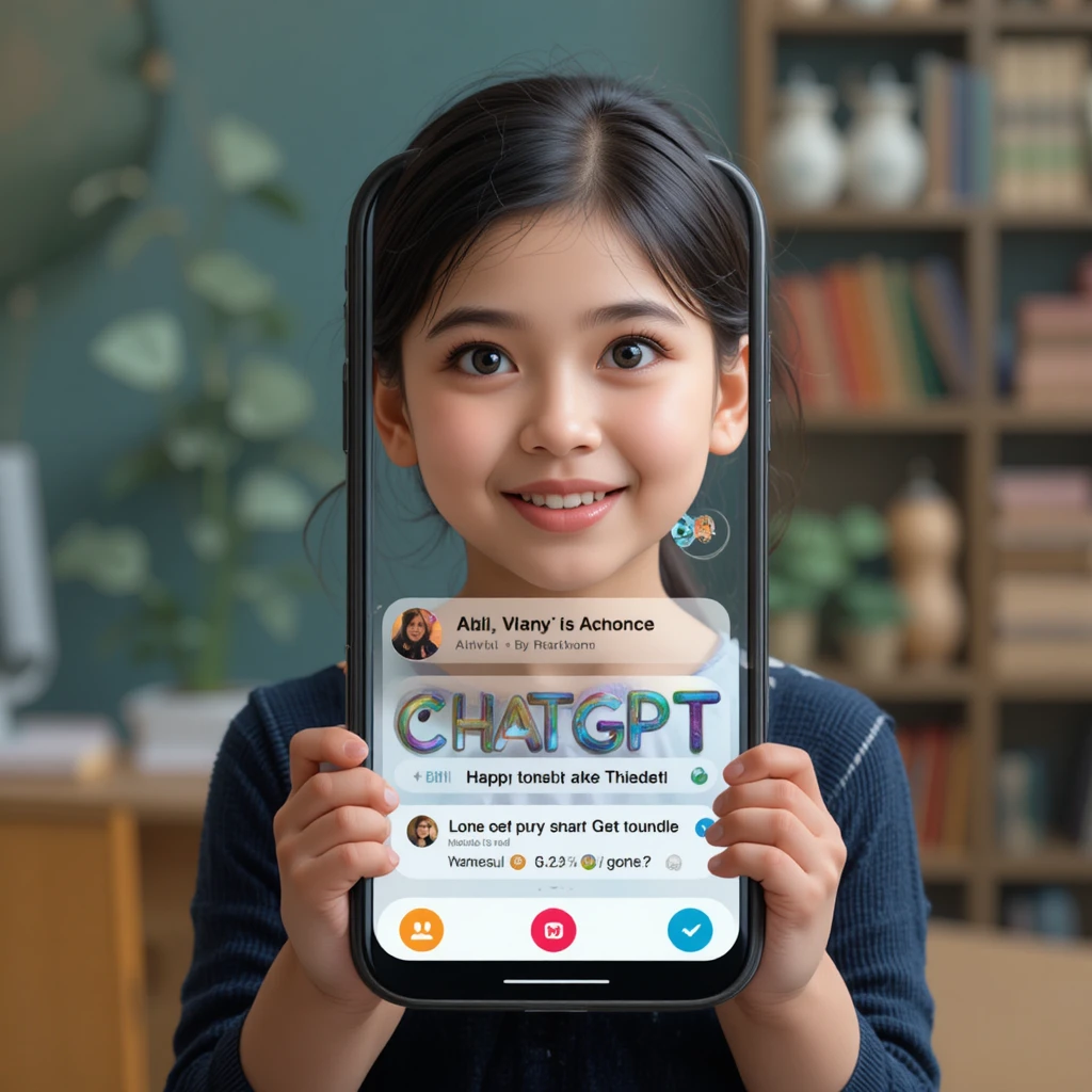 Tipografia motivazionale in hindi sulla vita dello studente smart con ChatGPT