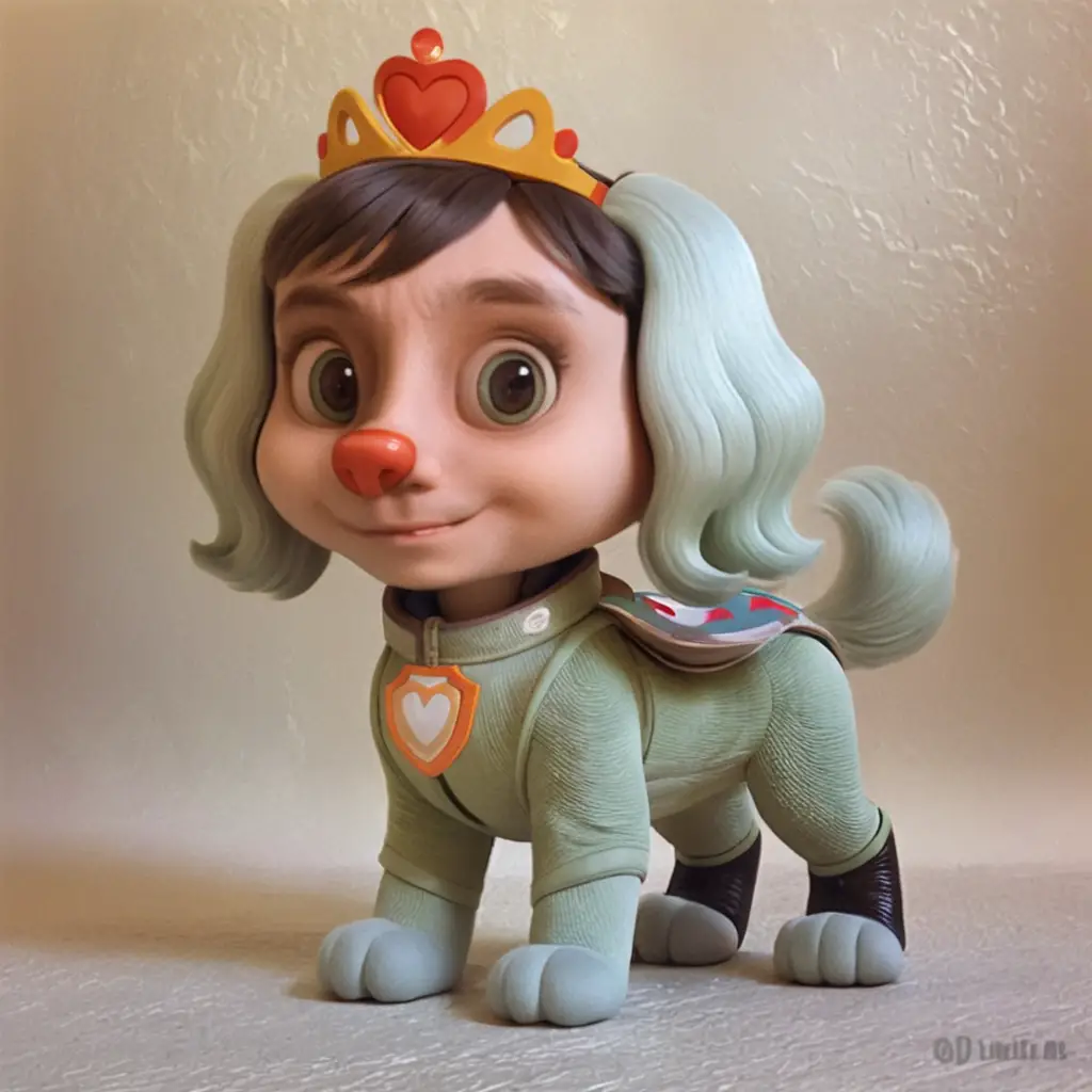 Full Body Photo Of A Standing Mascot Character
