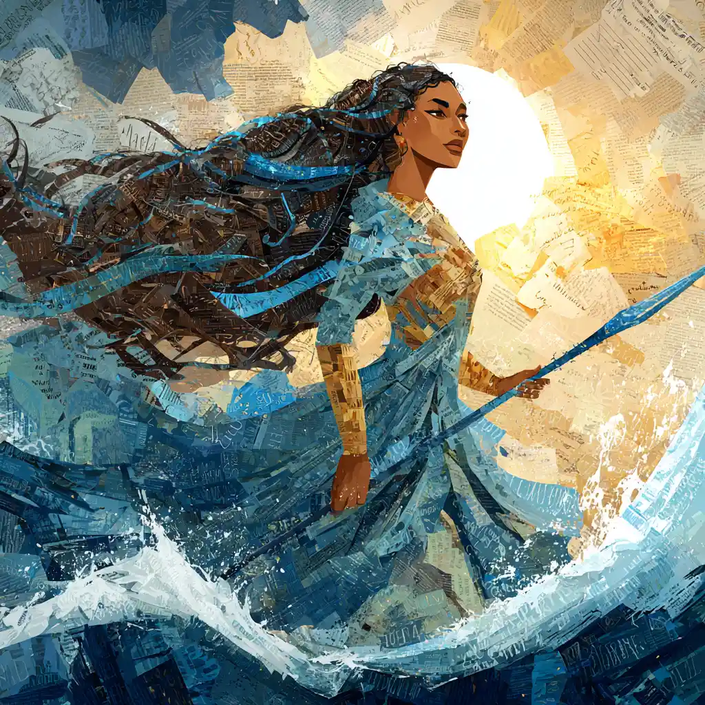 平息文字風暴的奇幻海洋女神