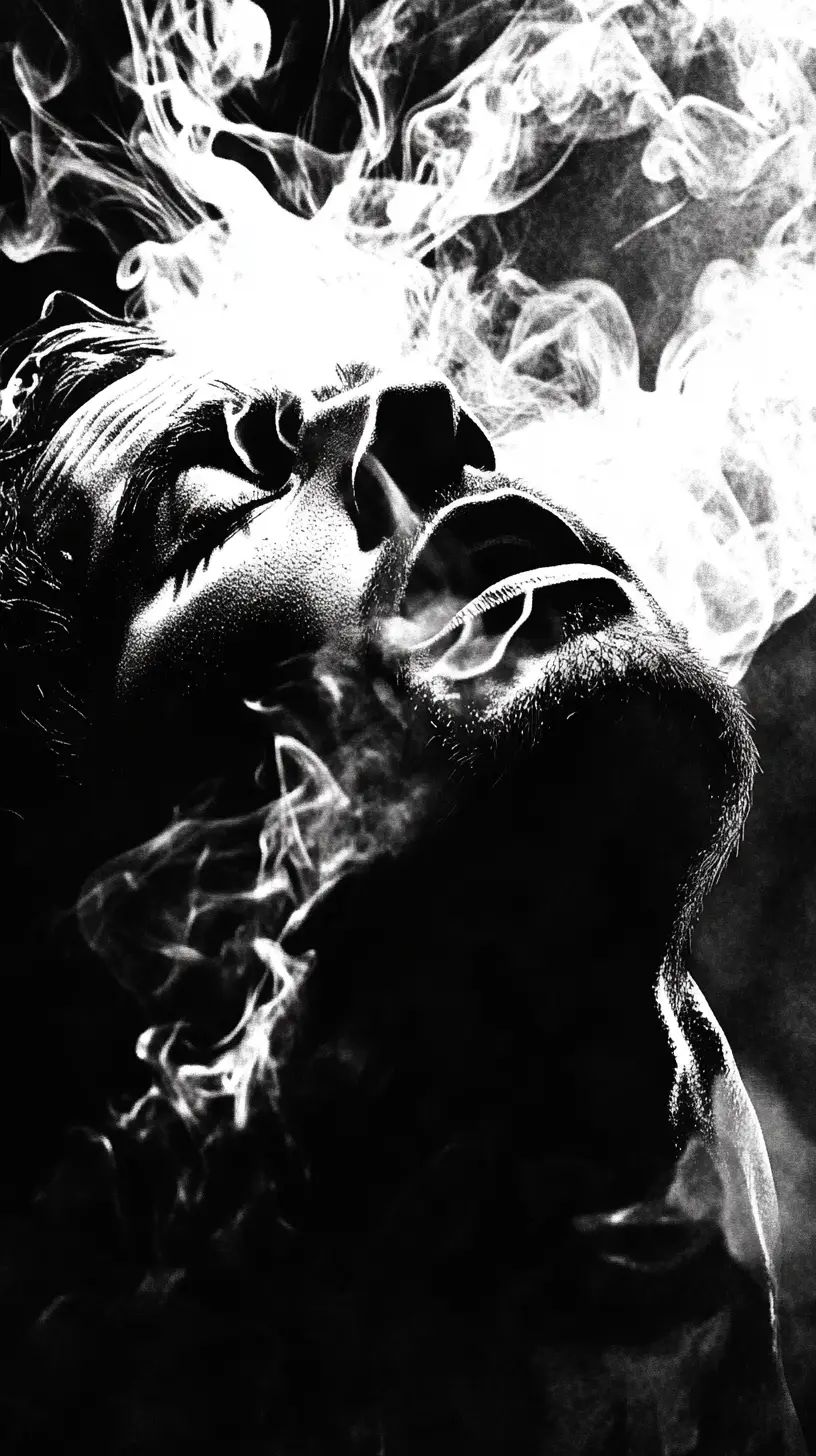 Man rolling a cigar to calm his racing mind