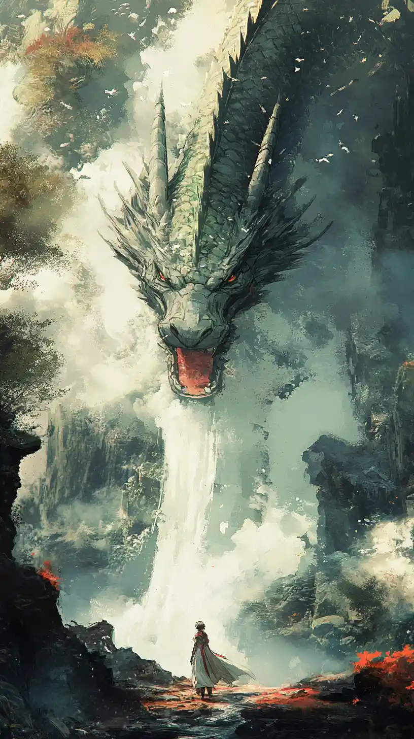 Città fantasy in stile anime ispirata alla Provincia di Seitung