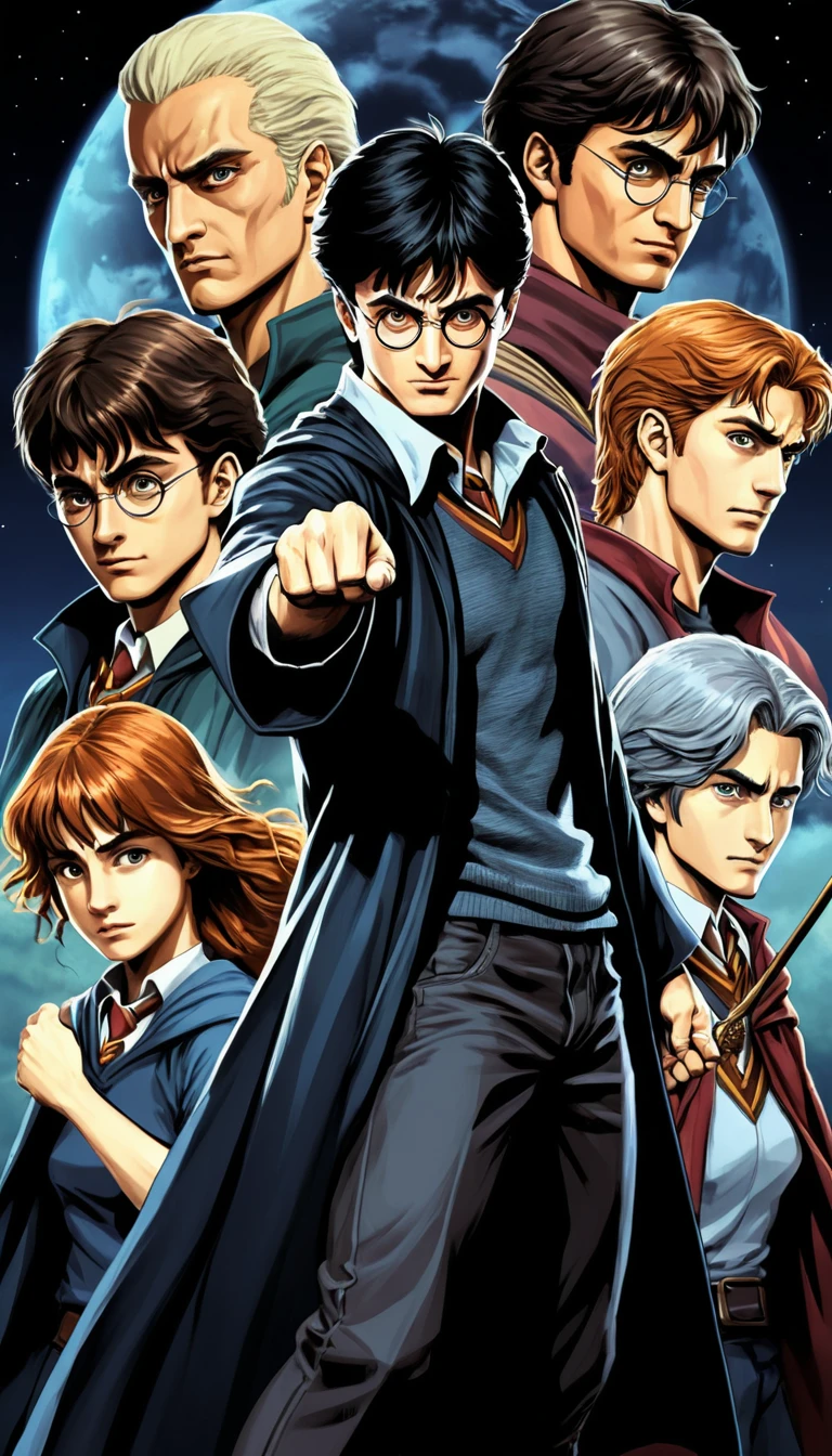 Fantasy-Krieger im Stil von Martial-Arts-Anime