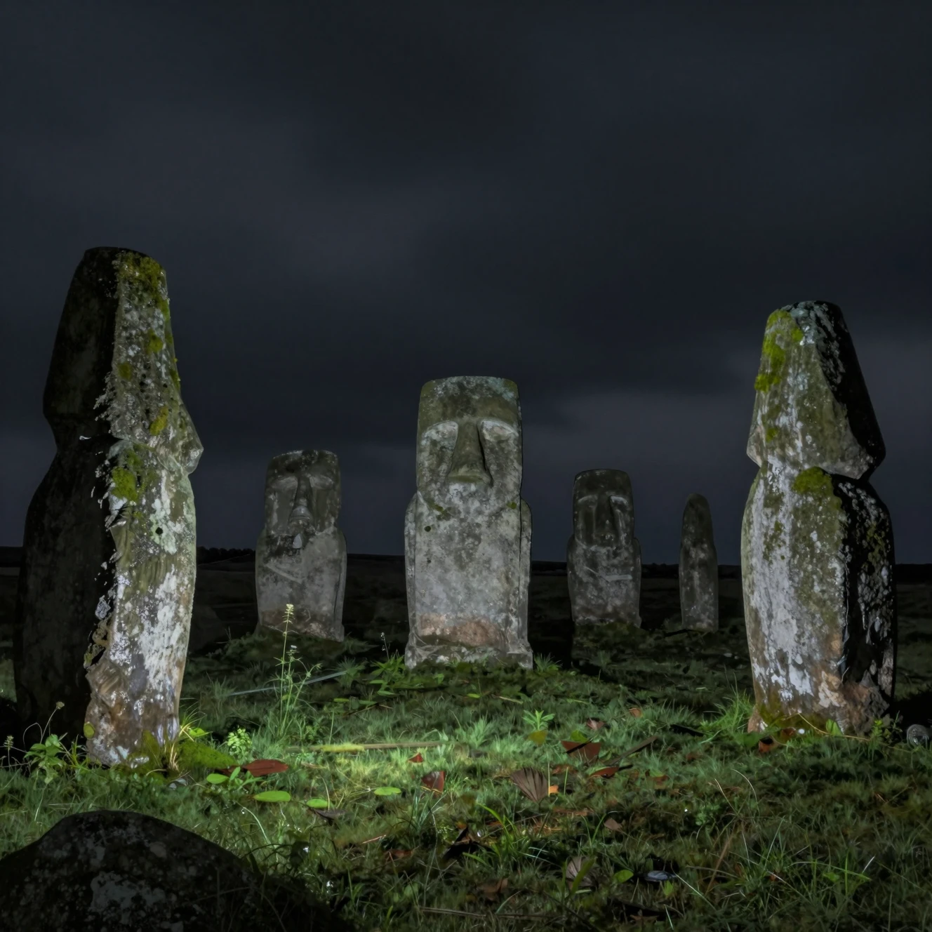 D’anciens êtres ailés tonnent sur les toits la nuit
