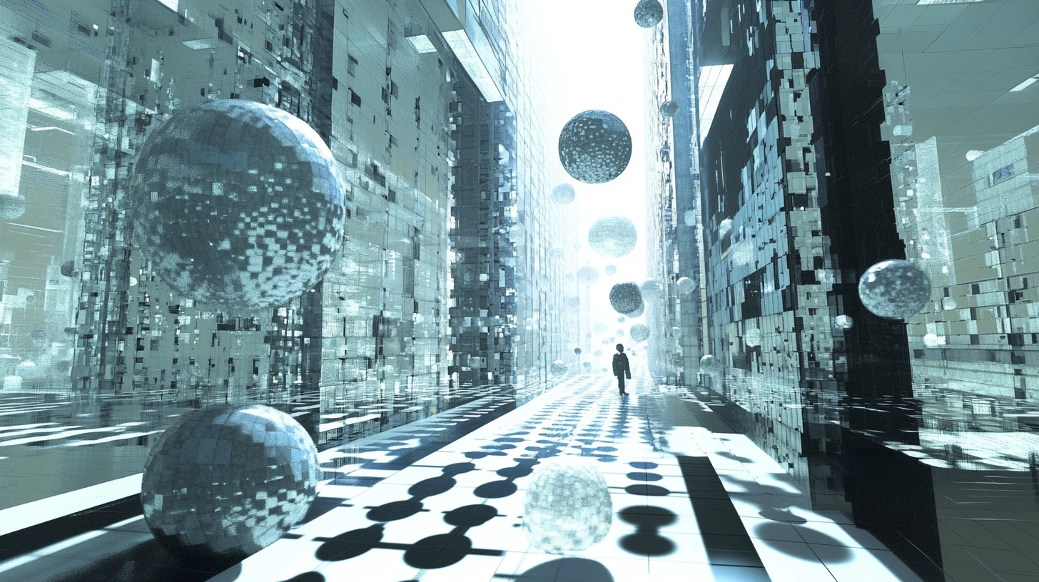 Espaço analítico surreal construído com grades dinâmicas de planilhas
