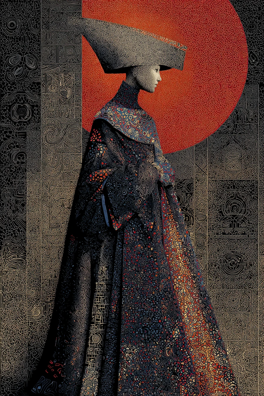 Collage surreale della donna più bella del mondo