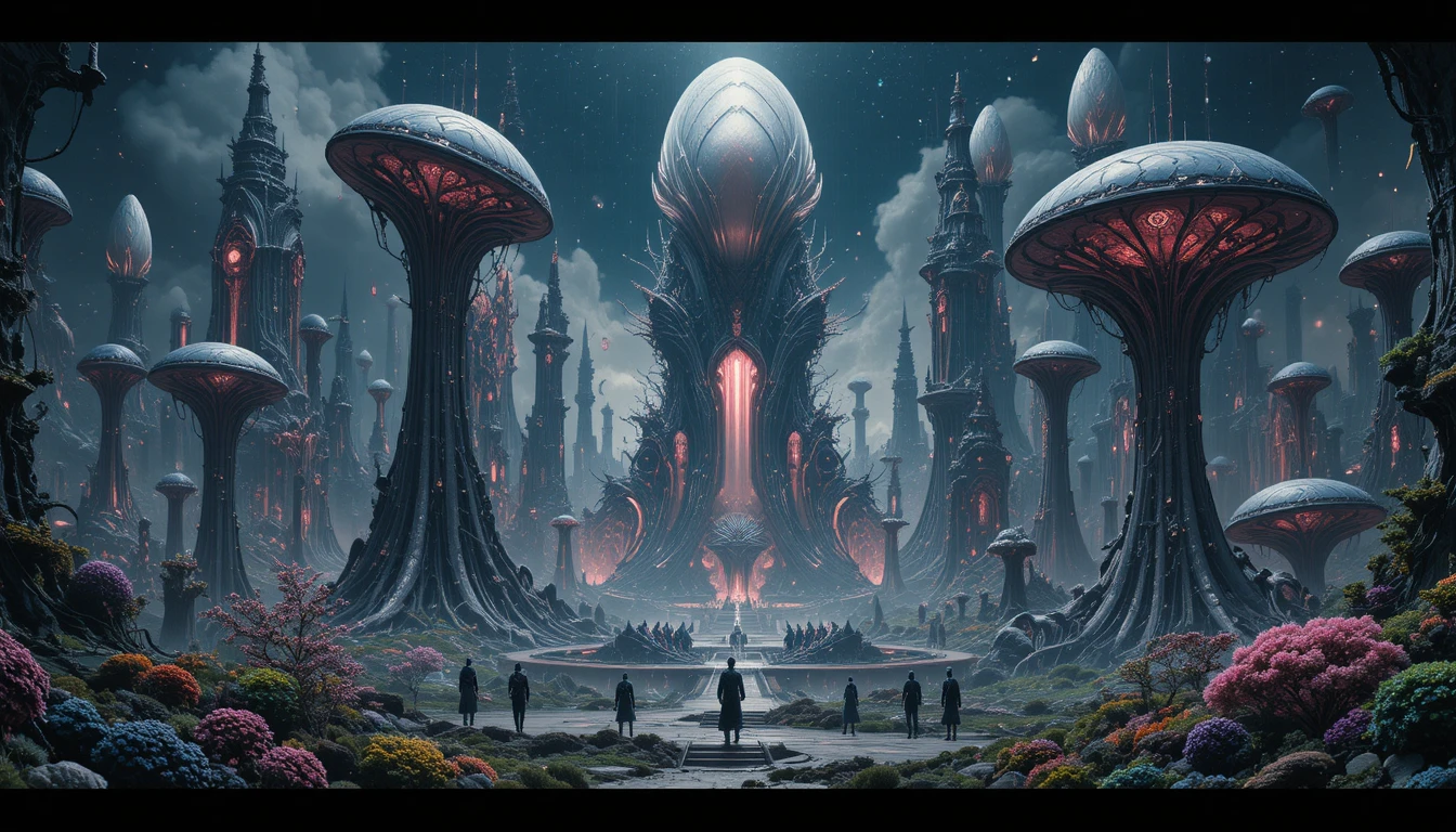 Civiltà aliene surreali in un universo biopunk cosmico