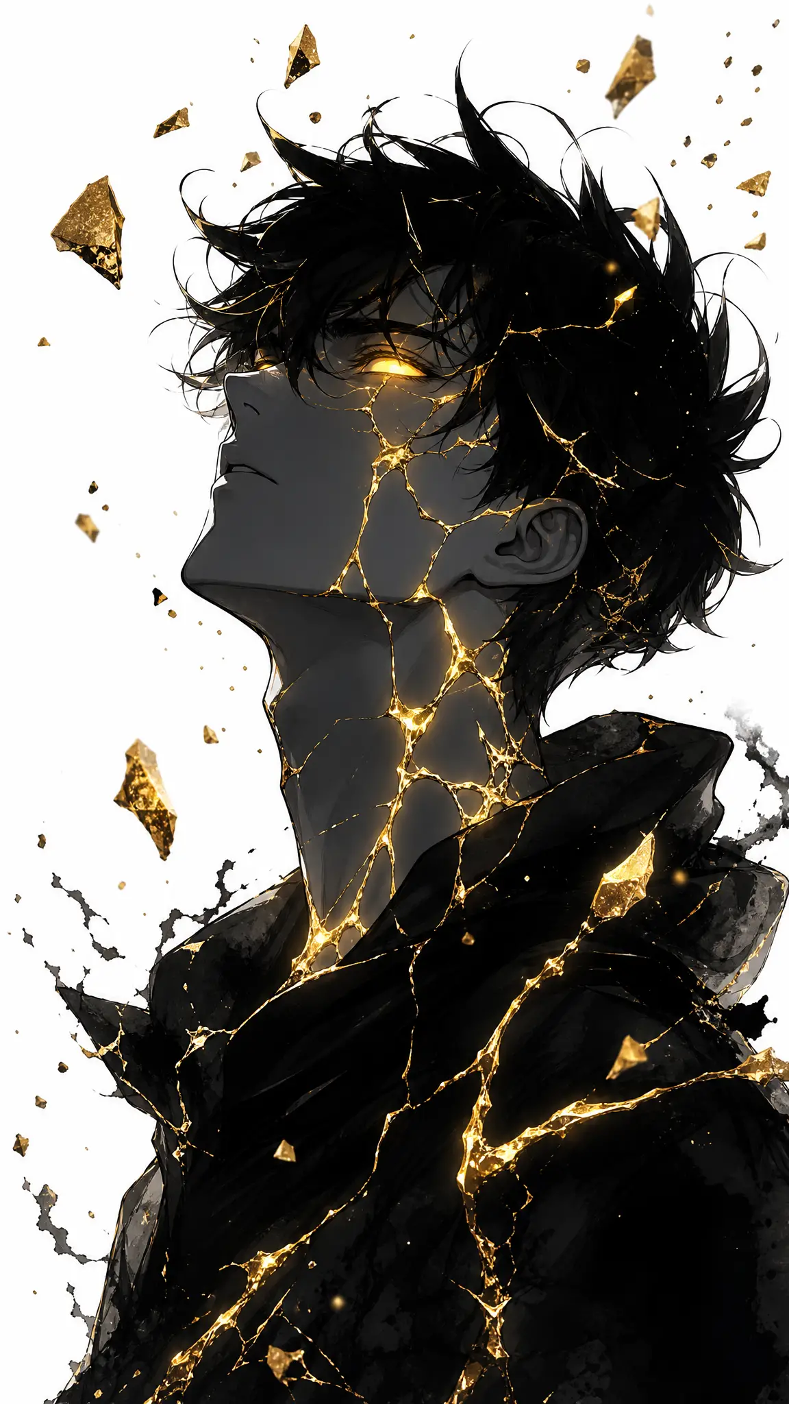 glowing eyes