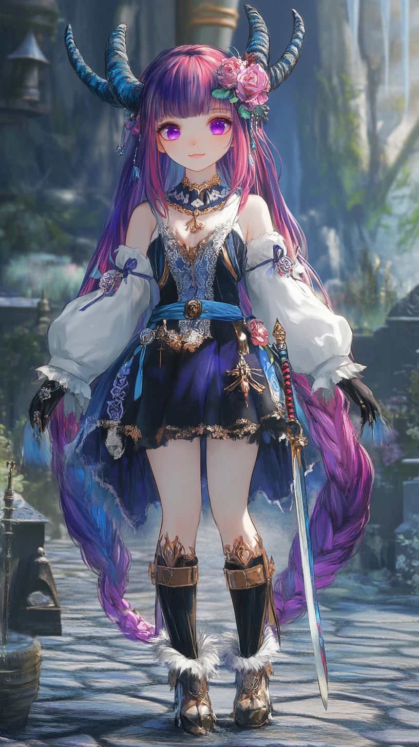 暗い洞窟で宝を守る三つ首のドラゴン