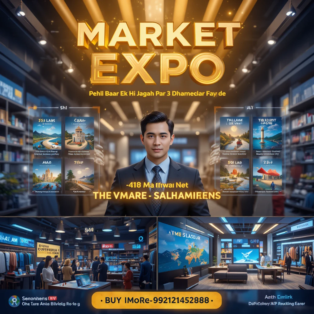 Grande revelação de logotipo para exposição de negócios de roupas de mercado
